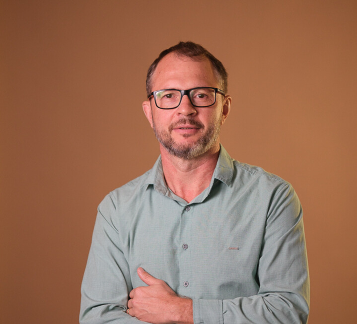 Foto do professor Paludo